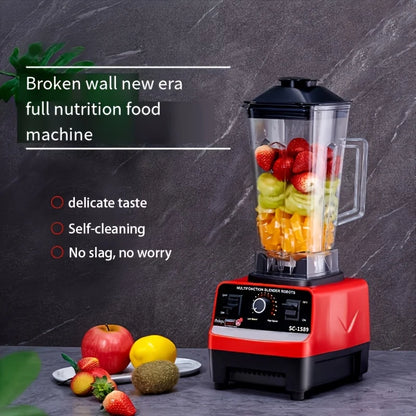 1pc C010-Red RV Kitchen Blender with Wall Breaker