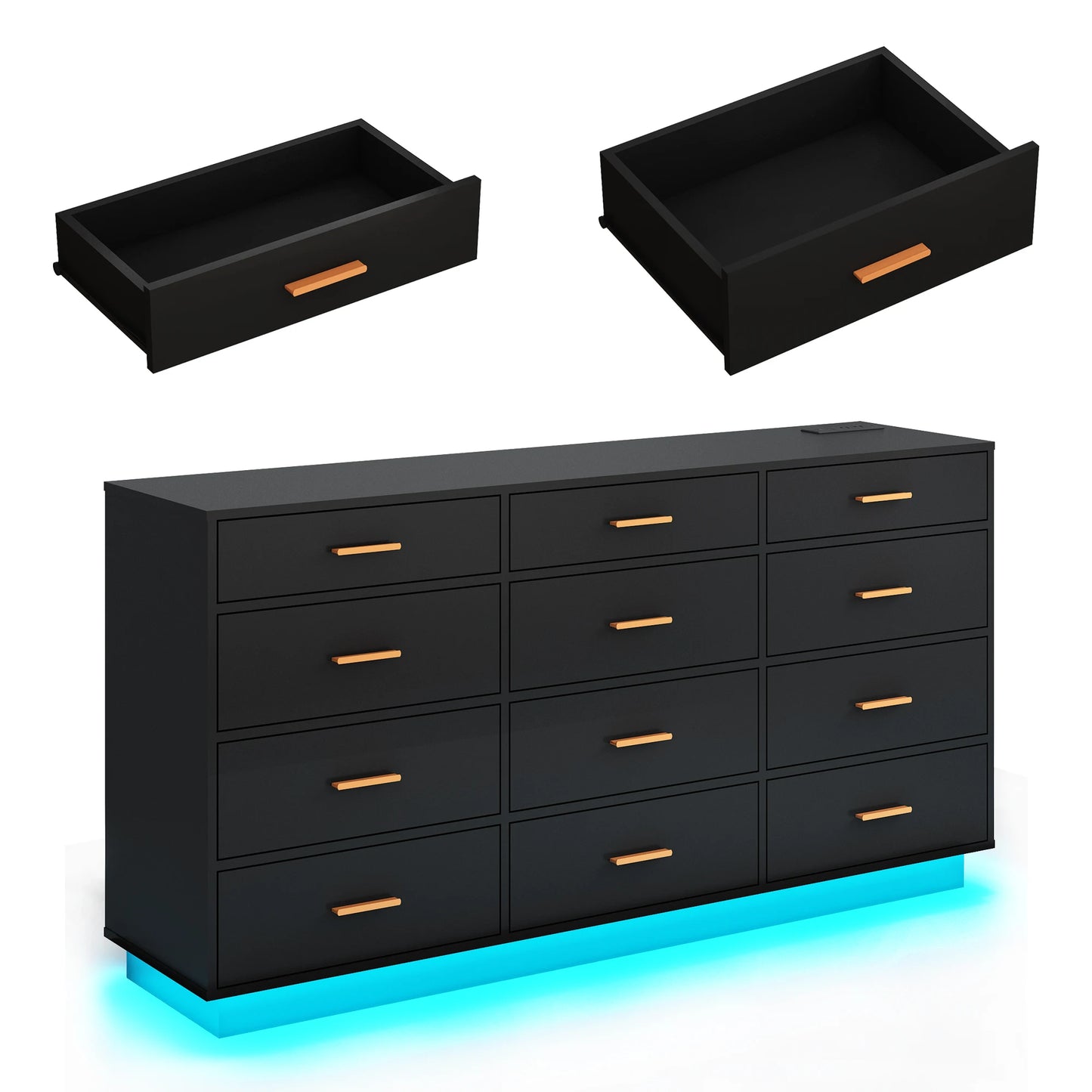 12 Drawer Dresser for Bedroom
