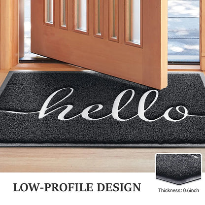 30x17.5inch Stain Resistant Layered Welcome Doormats