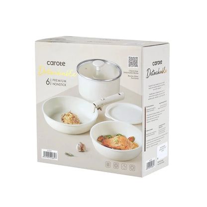 2025 Carote Nonstick Detachable Pots and Pans Set