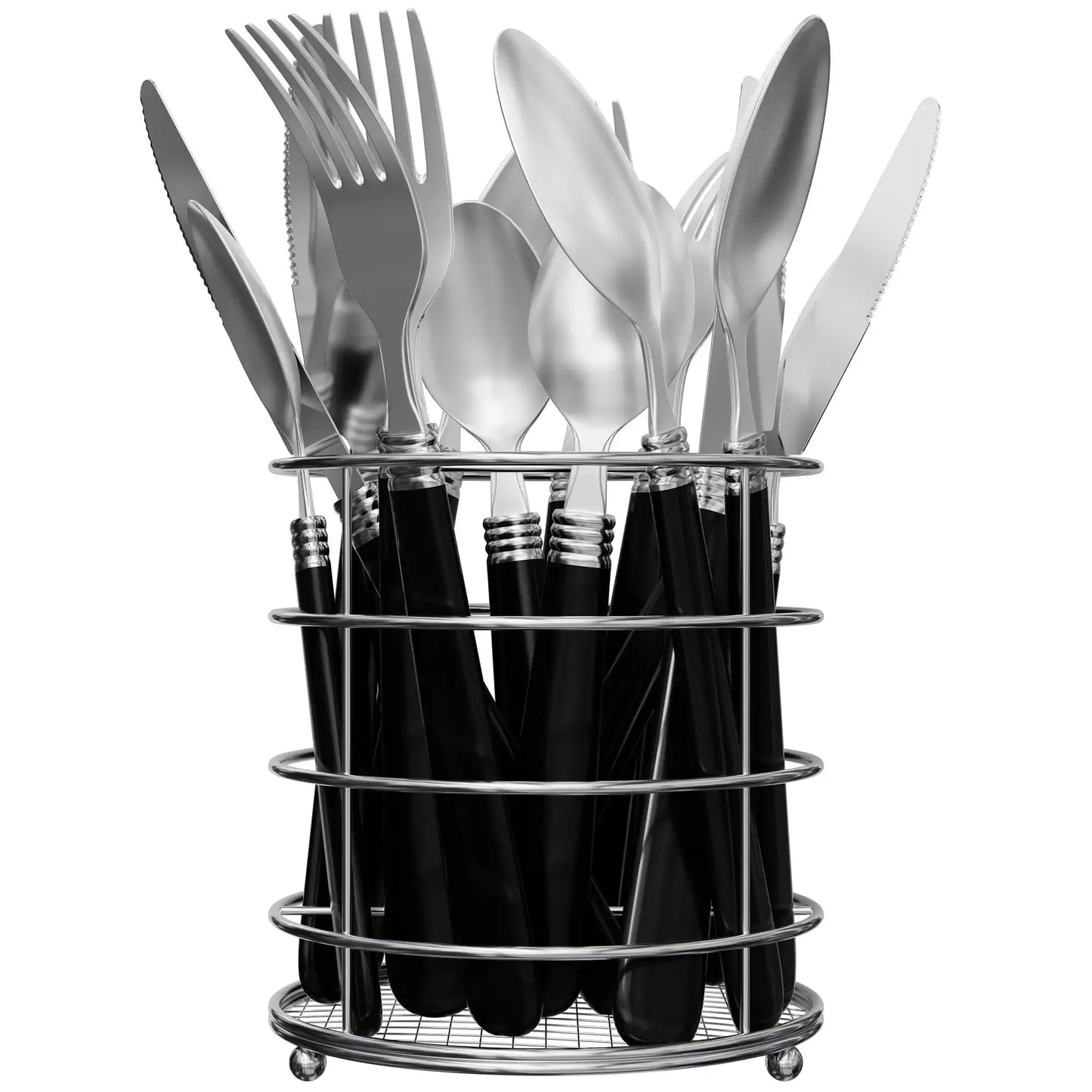 16-piece stainless steel tableware with metal box