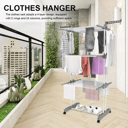 4-Tier Folding Drying Rack