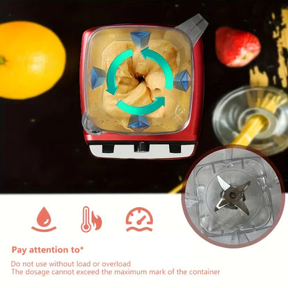 1pc C010-Red RV Kitchen Blender with Wall Breaker