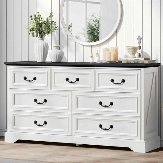 Farmhouse 7 Drawer for Bedroom