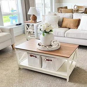 Farmhouse Coffee Table for Living Room