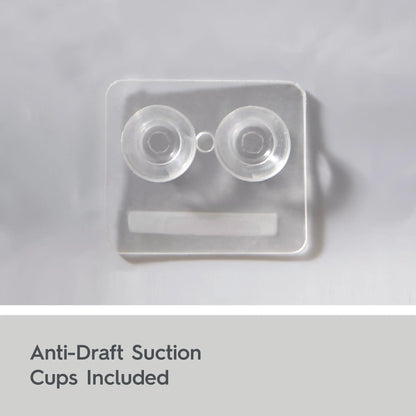 Heavyweight PEVA Shower Liner, 70" W x 72" H, Soft Silver