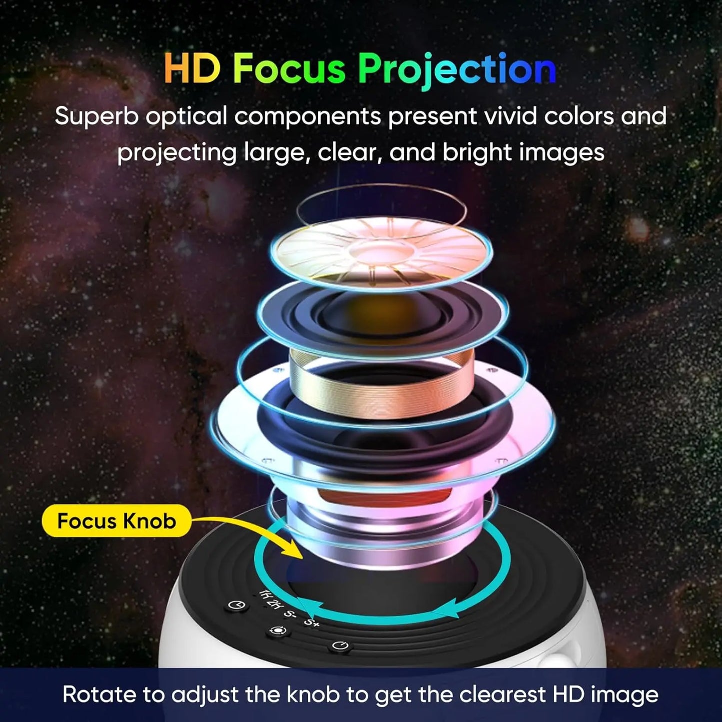 Galaxy Projector for Bedroom