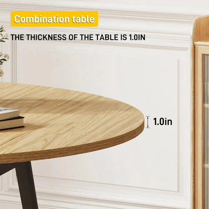 Extendable Round Dining Room Table For 4 6 8 People